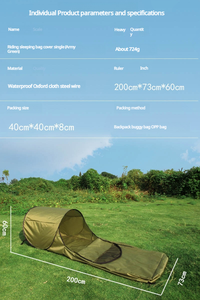 Tente <span class=keywords><strong>de</strong></span> camping ultralégère et housse <span class=keywords><strong>de</strong></span> <span class=keywords><strong>sac</strong></span> <span class=keywords><strong>de</strong></span> <span class=keywords><strong>couchage</strong></span> pour enfant, <span class=keywords><strong>voyage</strong></span> à vélo, randonnée - Product Image 6