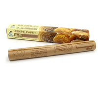 Papier sulfurisé en silicone double face antiadhésif, résistant aux hautes températures, compatible four, absorbant l'huile, pour friteuse à air