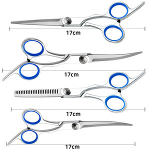 Pet Grooming Scissors Set Stainless Steel Curved <b>Thinning</b> Shears For Dog Hair Trimming Professional Grooming Tools - Product Image 4