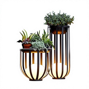 Lampes solaires LED étanches pour l'extérieur, pelouse, cour, jardin, treillis, patio, lampes de sol avec commande par bouton - Product Image 1
