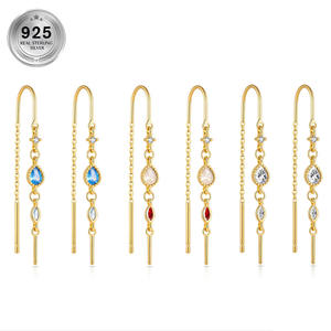 ต่างหูเงินแท้ S925 รุ่น Lotus ดีไซน์พู่ห้อยยาว สไตล์วินเทจสุดหรู ทันสมัย เหมาะสำหรับทุกโอกาส - Product Image 1