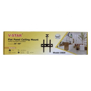 Gran oferta de montaje en pared para TV de techo, estante de TV, montaje en techo ajustado en altura, adecuado para 26 "-60'' - Product Image 6