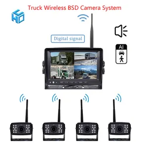 2.4Ghz HD 7 pollici wireless a 2 canali supporta la funzione di registrazione video BSD AI sistema di monitoraggio