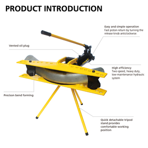 HHW-2J/3J/4J Hướng dẫn sử dụng ống thủy lực Bender máy thép không gỉ hiệu quả mang thành phần cốt lõi ống uốn cong công cụ - Product Image 2
