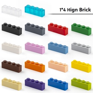 Vente en gros de briques hautes 1*4 compatibles avec accessoires particules 3010 Creative DIY MOC Building Block Bricks Kids Unisex Toy - Product Image 2