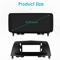 Autoradio Android 10.25 pouces GPS NTG4.0 Lecteur stéréo de voiture sans fil CarPlay pour Mercedes Benz Classe C W204 S204 2008-2010
