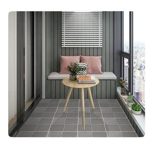 เสื่อปูพื้นห้องน้ำพีวีซีแบบประสาน11.8 "x 11.8" สีขาว - Product Image 3