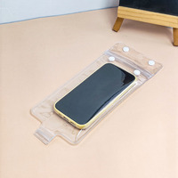 Portable PVC Transparent étanche téléphone sac bouton pression joint extérieur voyage natation plage Mobile pochette étui