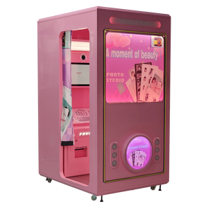 Custom New Style Self-Service <b>Camera</b> SLR Photobooth Machine <b>Printer</b> Touch Screen Control Metal Photo Booth Vending Machine - Product Image 2