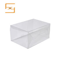 Boîte de protection transparente en PET/PVC de qualité supérieure, épaisseur 0,50 mm, matériaux recyclés, gaufrage, logo personnalisé, boîte de présentation jetable pour jouets