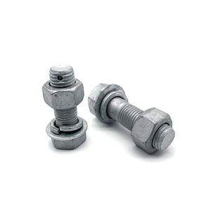 Kích thước tùy chỉnh 4.<span class=keywords><strong>8</strong></span> <span class=keywords><strong>6</strong></span>.<span class=keywords><strong>8</strong></span> <span class=keywords><strong>8</strong></span>.<span class=keywords><strong>8</strong></span> 10.9 12.9 cấp cường độ cao nhúng nóng mạ kẽm Hex đầu bu lông - Product Image 3