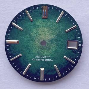 3D printed meteorite <b>face</b> 28.5mm dial watch New 28.5mm stainless steel dial, with calendar accessory, suitable for mechanical wa - Product Image 2