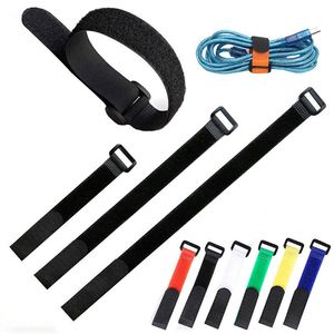 Sangles de fixation de câbles de haute qualité, attaches auto-agrippantes 100 % nylon, sangles de fixation personnalisées pour câbles de données - Product Image 1