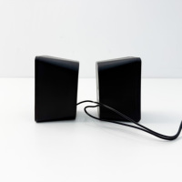 Enceintes de bureau alimentées par USB T-WOLF S2 avec entrée AUX 3,5 mm, système audio filaire pour ordinateur portable, bureau, jeux