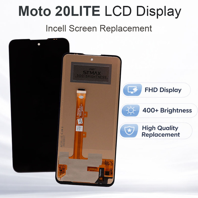 Factory a Grade Incell LCD Screen Replacement for Moto 20LITE 6.7 Inch Mobile Phone Display Touch Digitizer Assembly