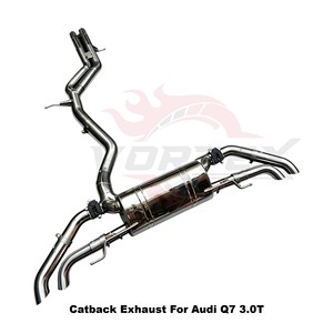 Escape de alto rendimiento Vortex de acero inoxidable con válvula electrónica para Audi Q7 3.0T 2020-2024 Tuning - Product Image 2