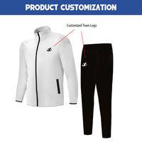 Veste de survêtement de football personnalisée OEM avec logo imprimé, veste à capuche à manches longues, coupe-vent chaud pour adulte
