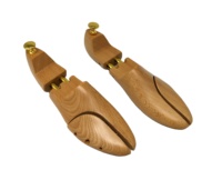Embauchoir en bois de hêtre verni de haute qualité avec tête fendue pour étirer les chaussures en cuir