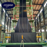 Géomembrane HDPE LDPE résistante et imperméable de 0,3 mm, 0,5 mm, 0,75 mm, 1 mm, 1,5 mm, 2 mm pour revêtement de réservoirs et bassins de lotus en parc