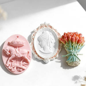 Molde de silicona para aromaterapia, yeso, velas caseras, jabón artesanal, piedra difusora y adornos de yeso, con diseño de moldes colgantes para <span class=keywords><strong>goteo</strong></span>. - Product Image 4