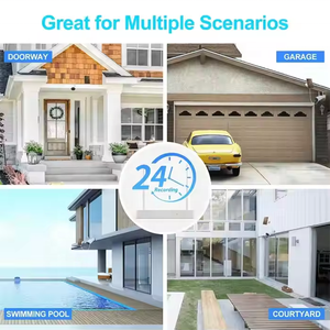 Caméra de sécurité extérieure étanche à 3 écrans Wifi Audio bidirectionnel Couleur Vision nocturne <span class=keywords><strong>IPCamera</strong></span> AI Suivi automatique Caméra CCTV PTZ pour la maison - Product Image 6