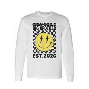 Only Child Big Brother 2026 T-shirt à manches longues Est. Design Smiley 2026 - Product Image 2
