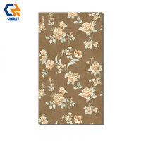 Azulejos Interiores de 9 mm con Acabado Mate Antideslizante, Resistentes al Desgaste, Resistentes a los Ácidos y Antibacterianos, con Diseño Rústico Moderno de Grano de Madera, 600x1200 mm