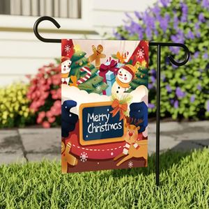 Wholesale Christmas Garden <b>Flags</b> 12x18 Double Sided Outdoor Custom Design Pennant Cloth Polyester Anti-Wrinkle - Product Image 1