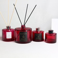 Diffuseur de luxe Bouteille en verre vide 100ml 150ml 200ml Rond Reed Diffuseur Aroma Bouteille en verre