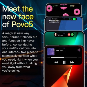 สมาร์ทโฟน Povo5 5G ปี 2025 แบตเตอรี่ขนาดใหญ่ - โทรศัพท์มือถือสำหรับเล่นเกม หน้าจอความละเอียดสูง I 15 <span class=keywords><strong>Pro</strong></span> <span class=keywords><strong>Max</strong></span> <span class=keywords><strong>I14</strong></span> - Product Image 5