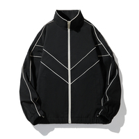 2024 nouveau Style OEM conception personnalisée de haute qualité hommes Logo personnalisé et meilleur tissu impression entraîneurs vestes pour hommes