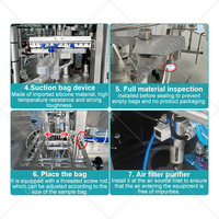 Machine automatique d'emballage de nourriture pour chat Doypack Premade Bag Mini Ziplock Pouch Fill OCEAN
