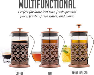 Vente directe d'usine Moulin à café Cafetière à piston Cafetière à piston à double paroi isolée - Product Image 3