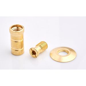 Ancres de couverture de piscine en laiton avec disques, lot de 10, durables et sécurisées pour l'hiver - Product Image 2