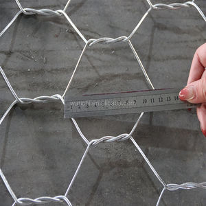 Gegalvaniseerd gaas 10x12cm steenkooi net / Gabion keermuur voor constructie, gebruikt voor waterwerking - Product Image 3