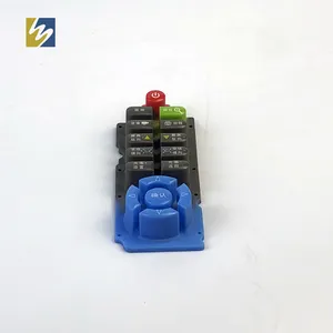 Bouton de numéro de clavier en caoutchouc de silicone de service OEM personnalisé