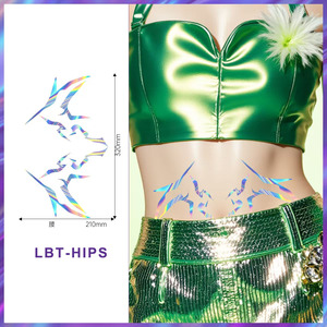 Halloween Temporary <b>Tattoo</b> Sticker Heat Transfer <b>Paper</b> Decal for Cosplay Dance Face Prop Party Event Festival Supply Use - Product Image 6