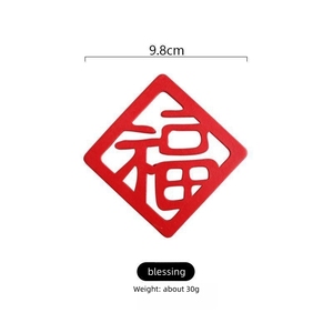 Piccolo regalo di capodanno festa di capodanno Festival di primavera matrimonio piastrelle di legno decorazione di nozze <span class=keywords><strong>per</strong></span> la casa - Product Image 6