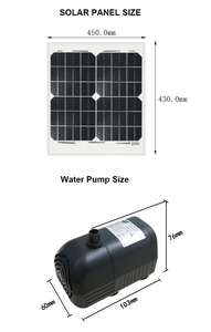 Outdoor 20W <strong>Solar</strong> <strong>Powered</strong> Cell Submersible Pump 4led Lights Battery Remote Control Garden <strong>Water</strong> <strong>Fountain</strong> for Pool,landscape - Product Image 2
