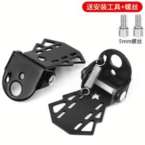 Pédale pliante universelle pour vélo de montagne, accessoire de support arrière durable, unisexe, pour adulte, sous marque privée - Product Image 3