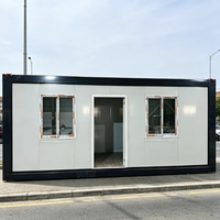 Maison conteneur pliable 20 pieds, installation rapide, mini-villa mobile préfabriquée, hôtel, appartement, garantie 3 ans