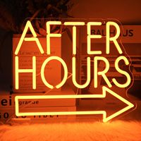 Dropshipping Free Design We Are Open Arrow Enseigne au néon personnalisée logo Lampe au néon à LED pour bar Boutique Enseigne au néon à LED Logo personnalisé