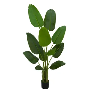 Olivo Artificial Grande con Corteza Texturizada, Desmontable, Ecológico, Impermeable, Duradero, en Maceta de Plástico, Reciclable, Ideal para Bodas - Product Image 1