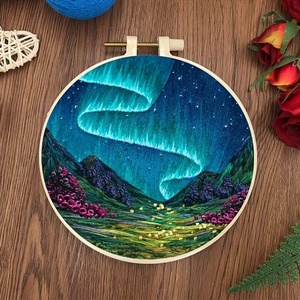 Kit de Bordado Personalizado de Paisajes para Adultos, Punto de Cruz, Decoración Artística para el Hogar y la Sala de Estar - Product Image 1