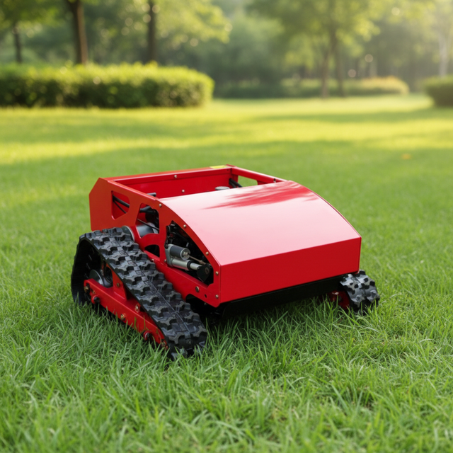 Intelligent Industrial Grade Remote Control Gasoline-Powered Self-Walking All-Terrain Lawn Mower for Home Garden Use