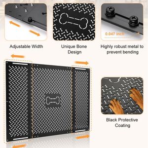 Grille de porte moustiquaire en aluminium personnalisée pour camping-car protège la porte moustiquaire d'entrée Grille de porte de camping-car Remorque - Product Image 1