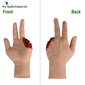 Cơ bản cắt cụt ngón tay chấn thương chăm sóc vết thương Composite Silicone khâu thực hành Pad Palm Simulator Kit giải phẫu y tế khoa học - Product Image 3