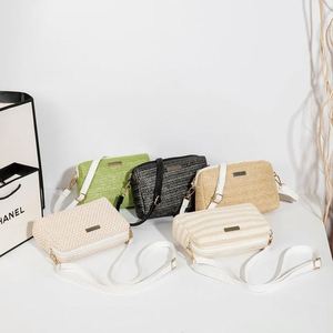Carteiras <span class=keywords><strong>E</strong></span> Bolsas De Luxo 2025 Saco Palha Vintage Em Rattan borsa a tracolla Para Mulheres Na <span class=keywords><strong>Moda</strong></span> Bolsa Ombro Francesa - Product Image 6