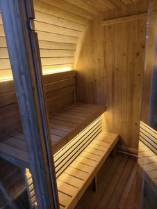 Sauna de vapor cuadrada de bajo consumo para mejorar la función inmunológica, sauna de madera maciza de fácil montaje para la recuperación de la fatiga muscular - Product Image 3