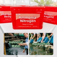 Kit de test de l'azote ammoniacal 0,2-5 mg/L, résultat rapide en 5 minutes pour l'aquarium, l'aquaculture, les eaux usées, la surveillance de la qualité de l'eau